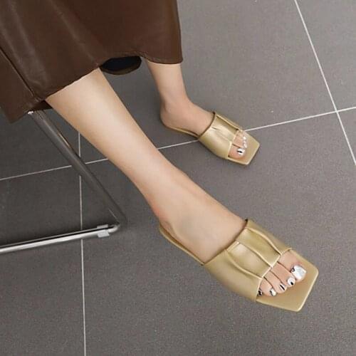 2021 New Arrival Flat bottomed Women Slippers Fashion Summer Lovely Ladies Casual Slip on Flip Flops sandals Woman Shoes M-40