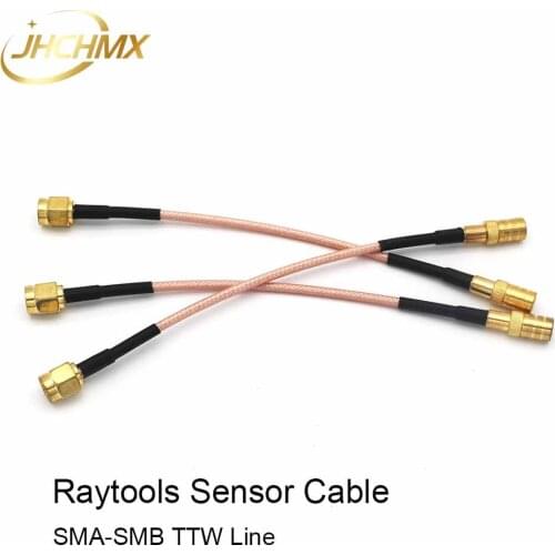 JHCHMX 3pcs/lot Raytools Sensor Cable Transformer Wire SMB-SMA TTW Line For Raytools Fiber Laser Cutting Head BT230/BT240 BM110