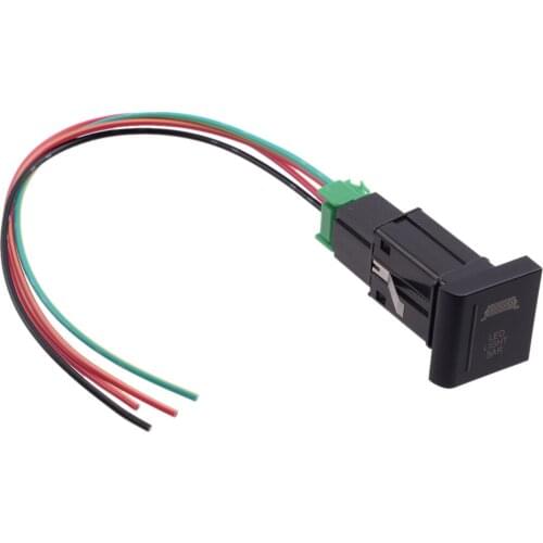 Car 5 Pin LED LIGHT BAR Push Switch on-off Red 12V 3A Fit for VW Amarok Overload Protection