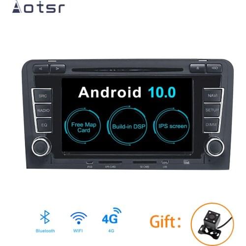 AOTSR Android 10.0 Car Multimedia Player GPS Navigation 1 Din IPS Screen DVD Bluetooth Radio For BMW E90 E91 E92 E93 Serie 3