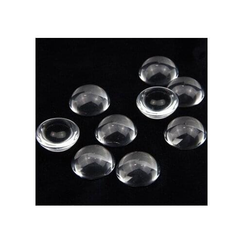 Free Shipping 30mm 100pcs/lot Blank transparent Crystal hemisphere half ball magnifier glass paperweight for Home Decoration DIY