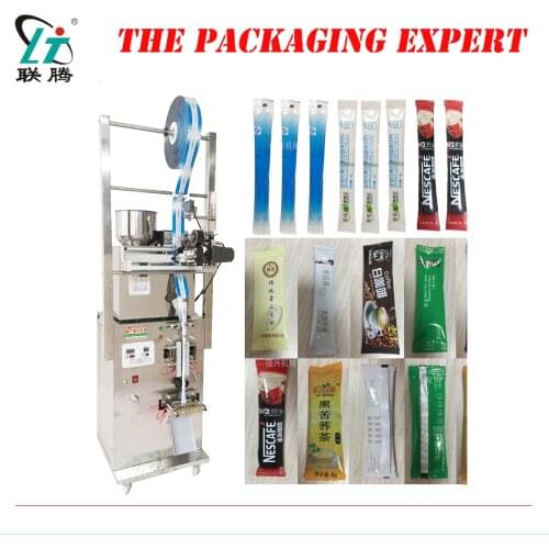Colourfull Bags Herb Filling And Weighing Machine Tea Leaf Powder Grain Medicine Seed Salt Rice Packing And Sealing Machine