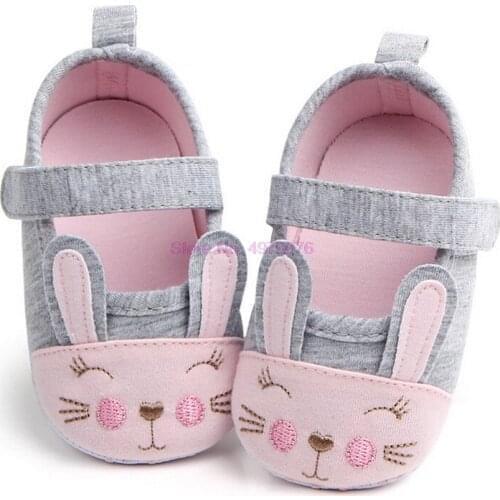 DHL 200pair Newborn Baby Girl Shoes Spring Cartoon Rabbit Cotton Baby Shoes First Walkers Comfort Casual Baby Girl Shoes