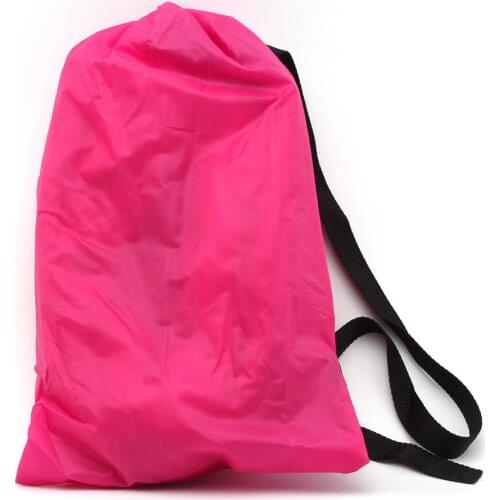 Dropshipping inflatable air sofa lazy bag beach camping bed