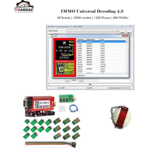 EDC17/MED17/MEV17 EEPROM Checksum Calculator IMMO off Software IMMO Universal Decoding 4.5 Works With Upa USB Programmmer