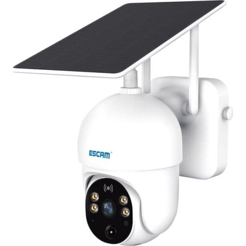 Escam H.265 HD 1080P 2MP WiFi Solar IP Camera With Solar Panel Powered PIR Humanoid Detection Security Surveillance Cameras