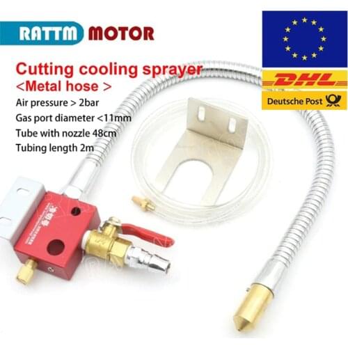 Metal Air Pipe cnc mist cooling system CNC Lathe Milling Drill Engraving Machine Tool for cnc cooling Tube Accessories