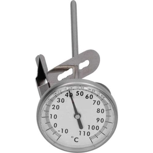 Moka tea set recyclable Coffee Thermometer Stainless Steel Food Making Milk Thermometer for Kitchen Restaurant Coffeware Sets