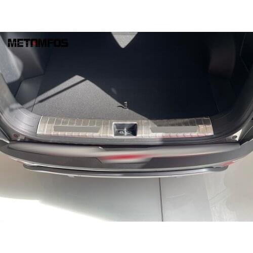 For Hyundai Tucson 2021 2022 2023 Inner Rear Trunk Bumper Foot Plate Tail Door Sill Scuff Guard Sticker Accessories Car Styling