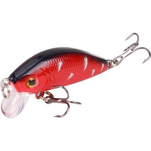 Floating Minnow Fishing Lure 5cm/4.2g 3D Eyes Plastic Hard Bait Pesca Artificial Wobblers Crankbait Pike Fishing Bait
