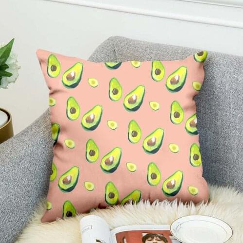 Tropical Plants Pillow Case Polyester Decorative Pillowcases Green Leaves Throw Pillow Cover Square Poszewki Na Poduszki style2
