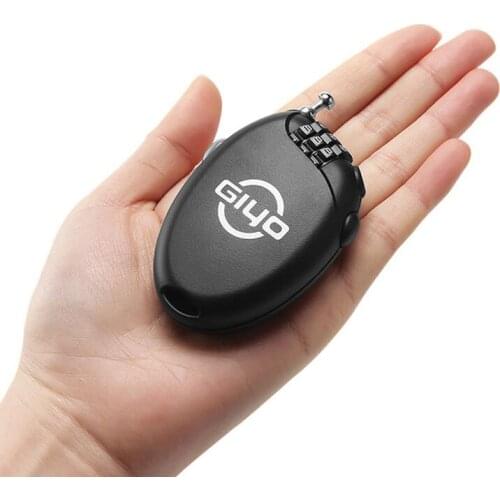 Bicycle lock mountain bike lock dead fly steel cable lock mini code lock anti-theft luggage backpack lock