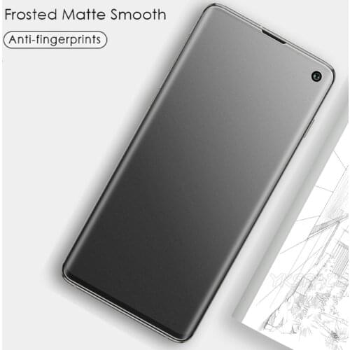 Front Back Soft Matte Hydrogel Film For Samsung Galaxy S8 S9 S10e S10 S20 S21 Note 8 9 10 Plus 20 Ultra Frosted Screen Protector