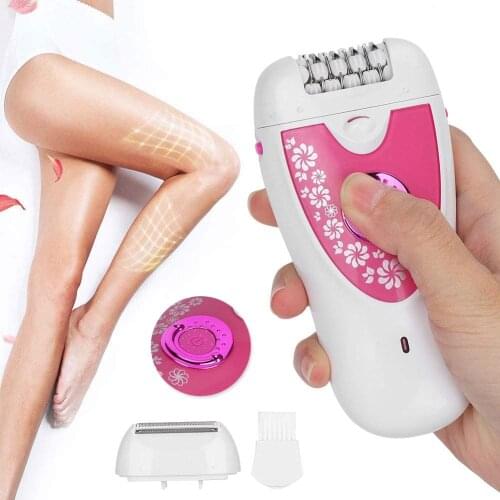 2in1 Rotary Women Epilator Electric female face hair removal lady shaver leg depilation body depilatory epilation cord cordless