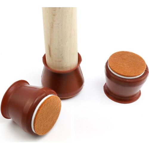 20pcs Silicon Furniture Leg Protection Cover Table Feet Pad Floor Protector For Chair Leg Floor Protection Anti slip Table Legs