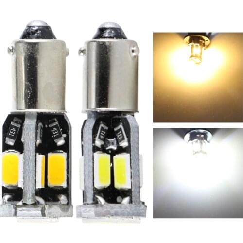 BA9S BAX9S led bulb light 12v 2W super H21W T4W H6W auto Interior Signal Lamp License Plate lights smd 5730 chip 12 volts
