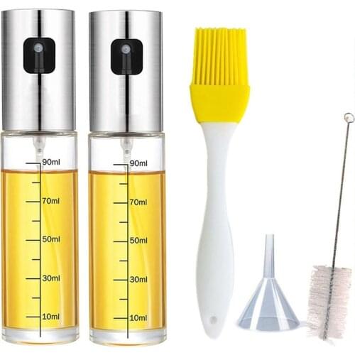 Oil Spray Bottle Cooking Baking Vinegar Mist Sprayer Barbecue Spray Bottle for Kitchen Cooking BBQ Grilling Roasting Spray bottl