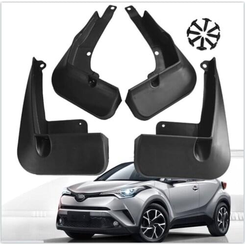 Foal Burning Car Mud Flaps Fit for Toyota C-HR CHR 2016 - 2018 ABS Mudguard Splash Guard Protective Fender Car Parts Accessories