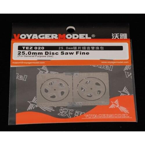 KNL HOBBY Voyager Model TEZ020 25.0mm saw blade fine tooth replacement package