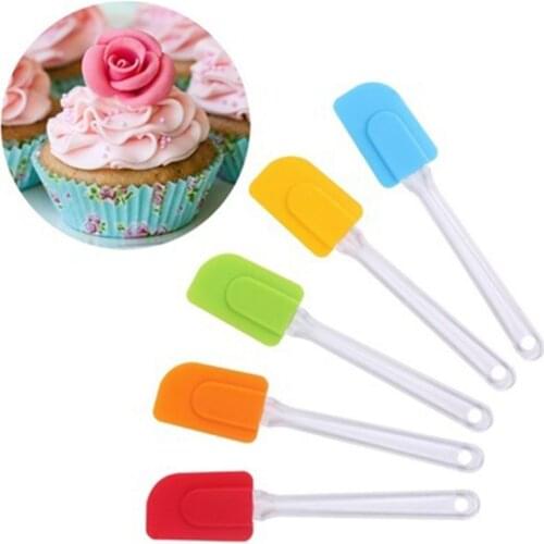 Blade Kitchen Tools Spatula silicone Cooking Heat Resistant Flexible Silicone Spatulas Cake Scraping