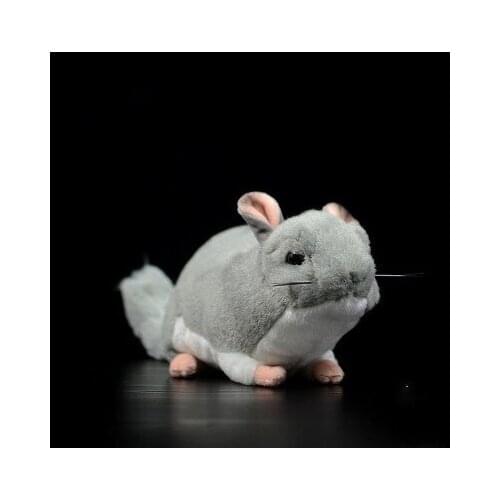 Lovely Hair Silk Rat Totoro Mouse Doll Plush Simulation Animal Mouse Plush Toys For Children Birthday Gifts