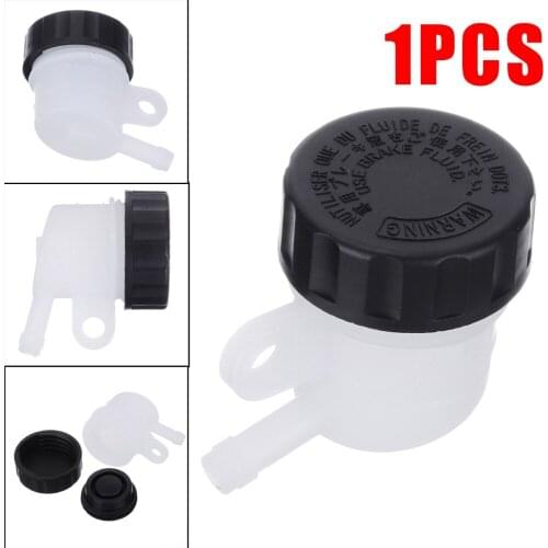 Motorbike Parts 1pc Universal Brake Reservoir Oil Cup ABS Plastic Motor Master Cylinder Fluid Bottle for Suzuki Kawasaki Yamaha