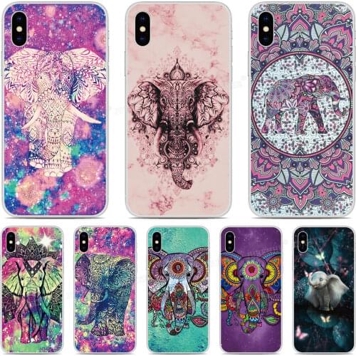 Rubber Soft TPU Fundas Art Elephant Phone Case For Alcatel 1 1S 3C 1C 1X 1V 3 3L 3V 3X 2019 1A 1B 1SE 2020 Silicone Back Cover