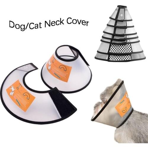 Pet Dog Collar Anti Biting Muzzles Operation Beauty Headgear Cat Funnel Neck Cover Anti Bite Lick Safety Protective