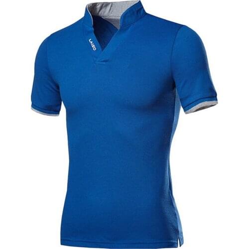 SHUJIN Cotton Men Shirt Tops Fashion Plus Size Short Sleeve Black White Shirt Sexy Stand Collar Homme Camisa 4XL 5XL