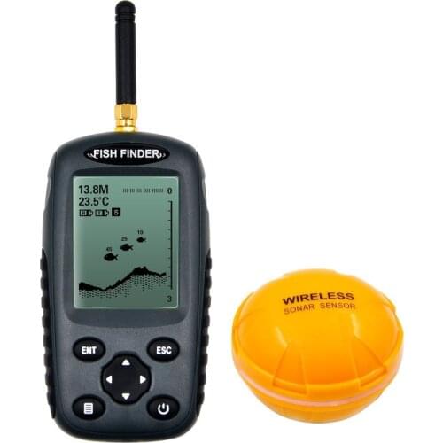 Upgraded Fishfinder wireless fish finder Fish Alarm Portable Sonar sensor Fishing lure Echo Sounder findfish