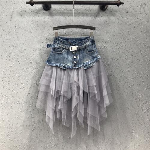 VAHAMAS Denim Skirts For Women