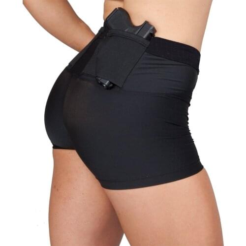 Under Tech Under Cover Womens Concealed Carry Short Shorts IWB Pistol Gun Holster For Right Left Hand Draw