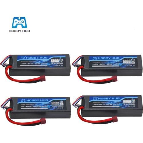 2/3/4pcs 7.4V 6000mAh 30C 3S Battery 7.4v 30c 3s 6000mah battery For RC Drone Models Cars Boat helicopter quadcoptebattey