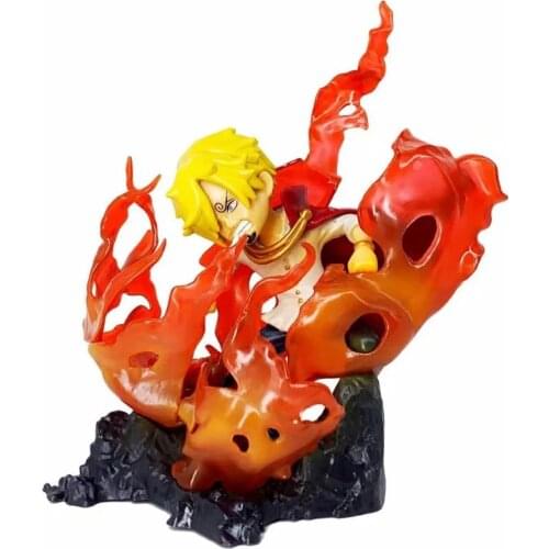 Anime One Piece Highkick Vinsmoke Sanji GK PVC Action Figure Statue Collectible Model Kids Toys Doll 21CM