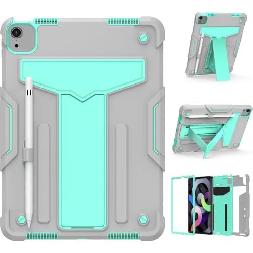 Armor Case For Apple iPad Pro 11 2020 & 2018 10.2inch 2019 Air 4 10.9 Heavy Duty TPU + PC Hard Stand Shockproof Cover Cases