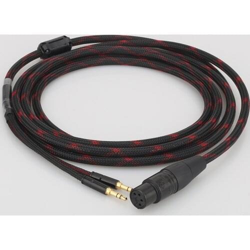 Audiocrast 2x3.5mm stereo audio plug to 4pins xlr balanced female For headphone cable