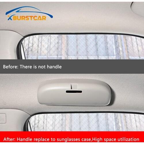 Xburstcar Auto Accessories Car Sunglasses Holder for Suzuki Swift K-Touch SX4 Liane 2012 2013 2014 2015 Glasses Case Storage Box