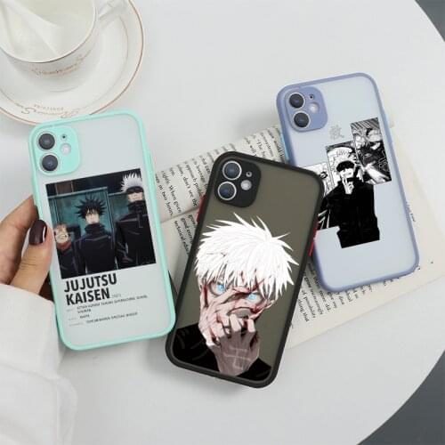 Jujutsu Kaisen Anime Funda For Xiaomi Poco X3 NFC F3 Mi 9T 10T 11 Redmi Note 9 Pro Max 8 7 K40 Pro 10 10S 8T 9S Hard PC Case Bag