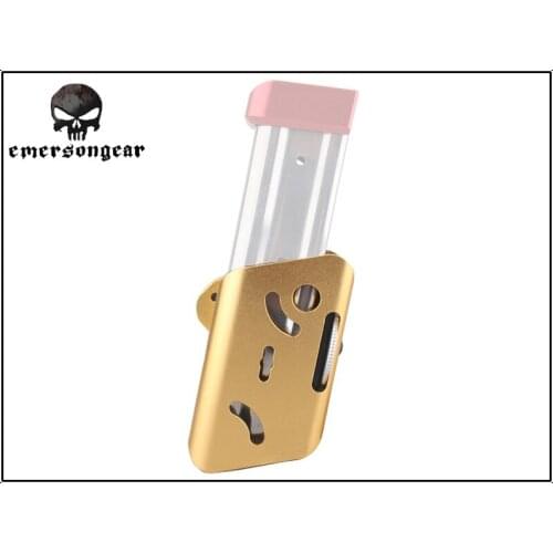 Emerson IPSC Aluminum 360 Degrees Rotate Magazine Pouch /CNC B Type Golden BD6280