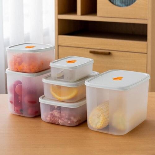 Refrigerator Food Storage Box Reusable Multi-function Plastic Box With Lid Food Storage Box Food Organizer for Home kitchen