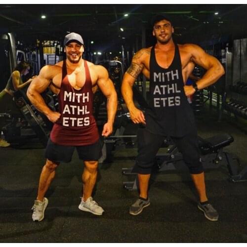 Muscle European and American Brothers Vest Mens Running Racing Vest Leisure Sports Training Sweat-Absorbent Fitness Clothes