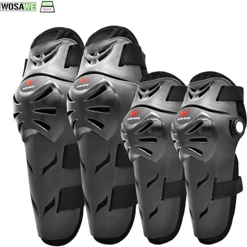 WOSAWE Adult Motorcycle Knee Pads Elbow Pads Moto Racing Protection Equipment Riding Guard Motocross off-road Body Guard