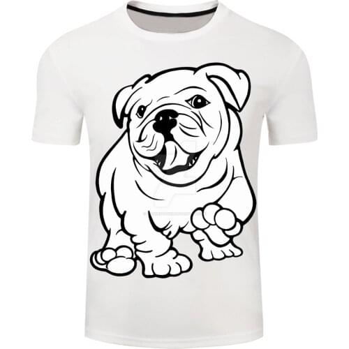 New 2021 3D Print White Pug Fashion Kids Boy Girl Unisex T Shirt Summer Casual Men Women Children Cartoon Dog T-Shirt Tops Tees