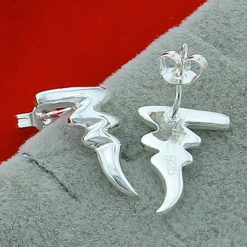 New Arrival 925 Sterling Silver Snake Charm Earrings For Women Girls Fashion Jewelry Wedding Party Earrings Gifts
