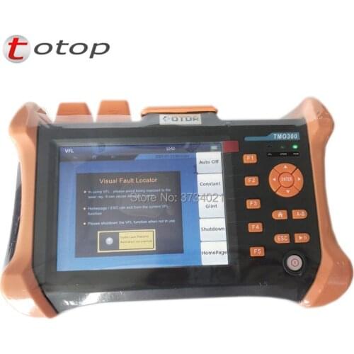 Handheld OTDR TMO-300-SM-C 32/30dB, 1310/1550nm Wavelength, Integrated 10mw VFL, SM Optical Time Domain Reflectometer TMO 300