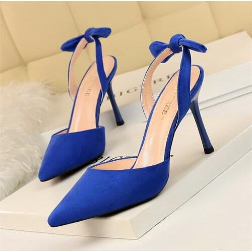 Black Pumps Women Shoes Ladies Heels Slingback Office Shoes Women Stiletto Extreme High Heels Sexy Valentine Shoes Tacones Mujer