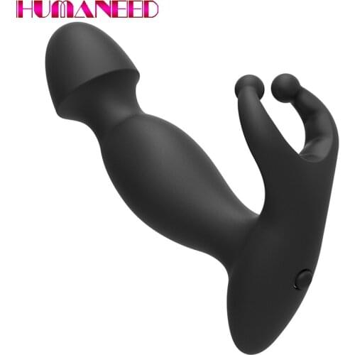 Prostate Massager Vibrating Anal Plug 10 Vibration Modes Clitoral Stimulator Man Anal Vibrator With Cock Ring Sex Toy For Woman