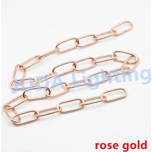 Vintage rose gold Bearing Drag chains hanging Top chains for retro chandelier crystal lamp led pendant lamp Lighting Accessories