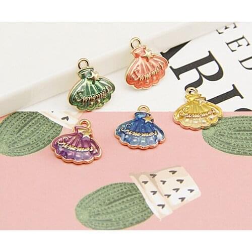 10pcs/lot fashion Sea Shell Necklace Pendants for Jewelry Making Key chain Bracelet Earring Accessories Handmade DIY Crafts