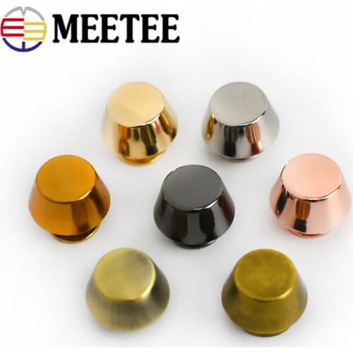 20/40/100pcs 8x6x11.5mm Oval Head Rivets Screw Bag Hardware Handbag Decor Studs Button Nail Rivet Metal Buckle Leather Craft